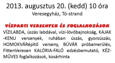 Vizibuli Veresen – 2013 aug. 20.