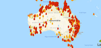 Az Ausztrál tűzvész CO2 kibocsátása